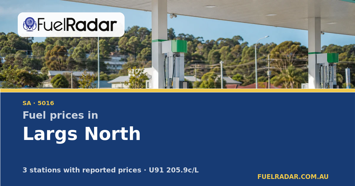 Cheap Diesel in Largs North South Australia 5016